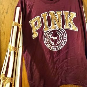 Vs pink bling shirt